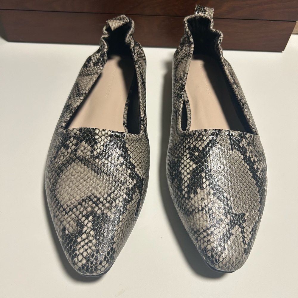 French Connection Snake Print Flats
